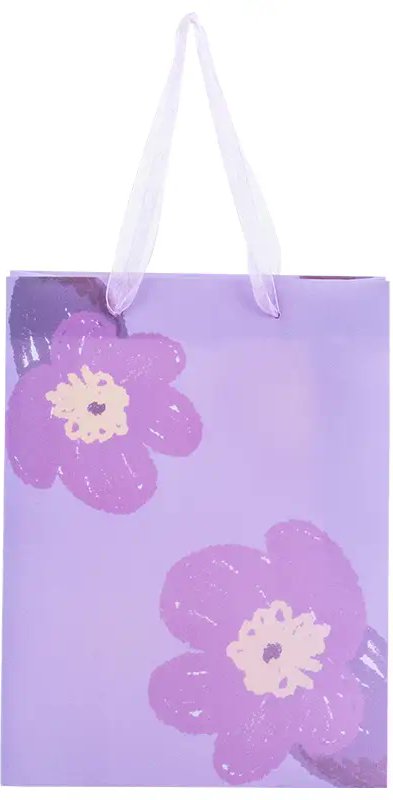 Пакет пластиковий подарунковий 25х19см, Lavender-4