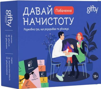 Розмовна настільна гра "Давай начистоту: Побачення"