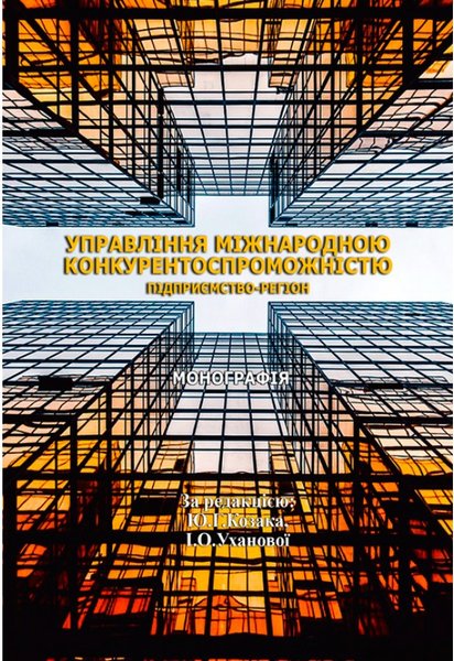 Книга Управління міжнародною конкурентоспроможністю