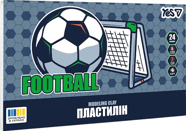 Пластилін YES 24 кольори Football